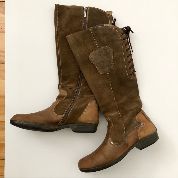 Vintage Tall Leather Boots - Picture 3 of 11